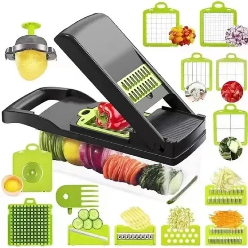 16 IN1 Vegetable Cutter Tomato Carrot Grater Cheese French Onion Shredders Kitchen Tool-KD091