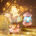 12 Films Kawaii Ocean Projector Night Light with Speaker for Kids Room Decor